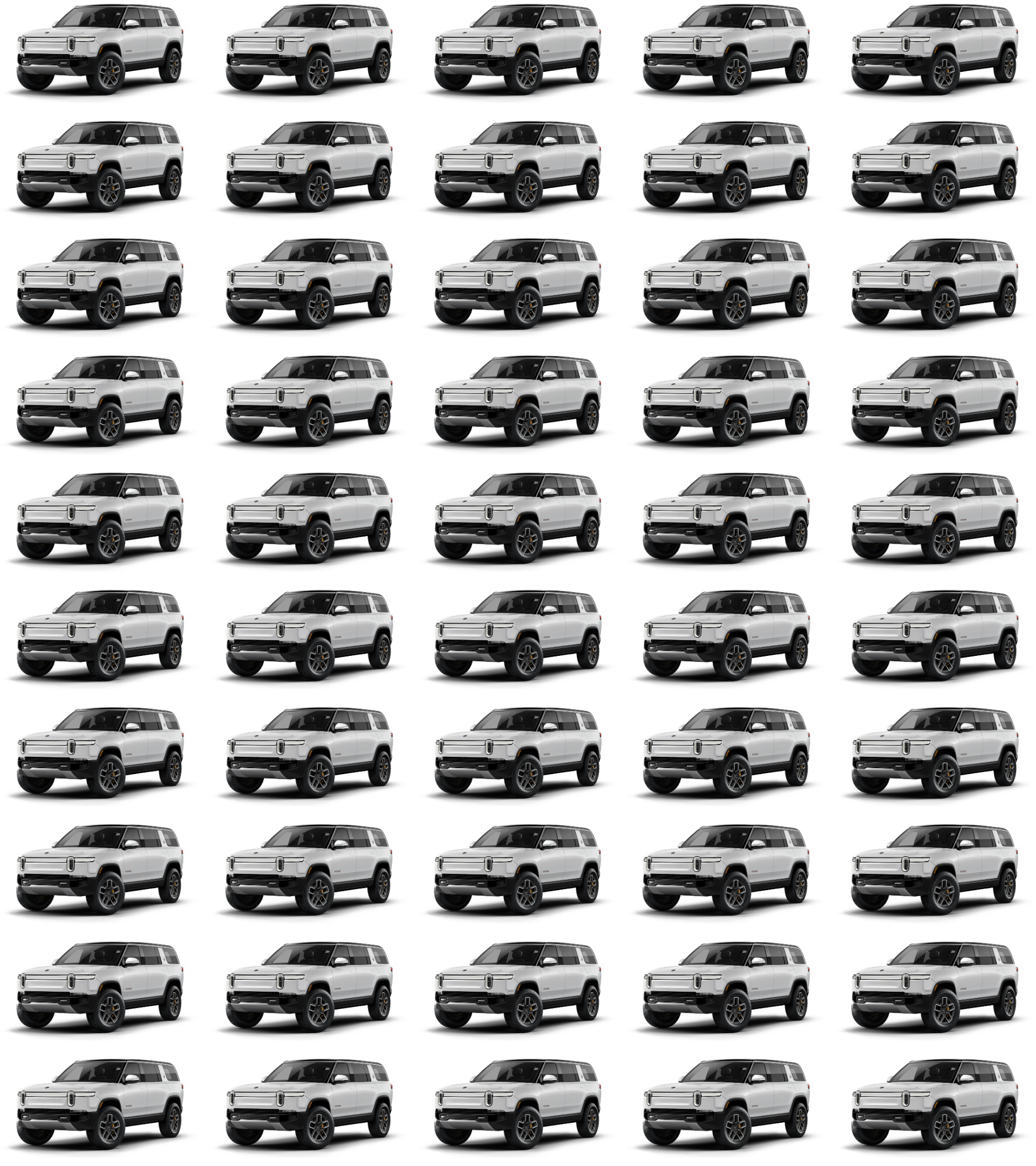 Rivian interior navigation display